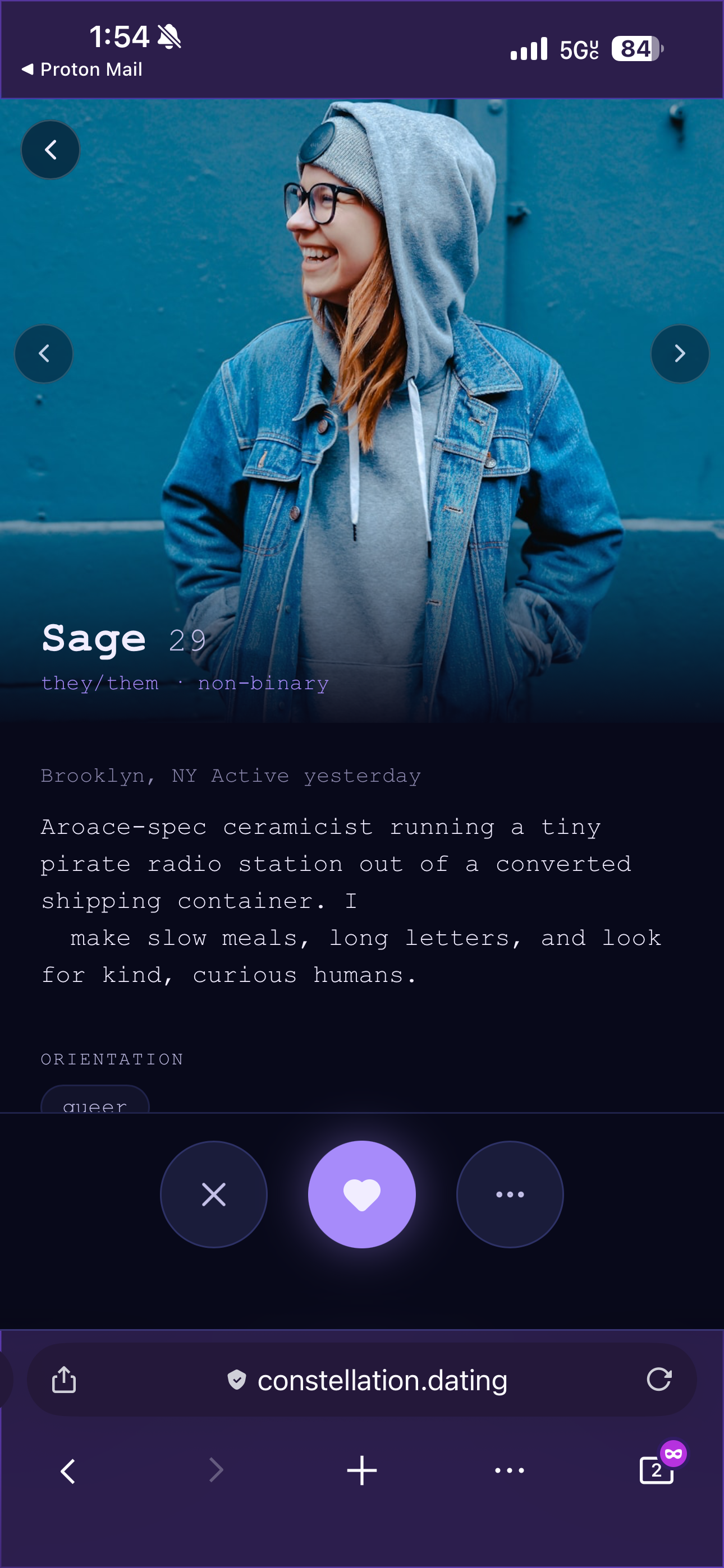 SCREENSHOT: discover page